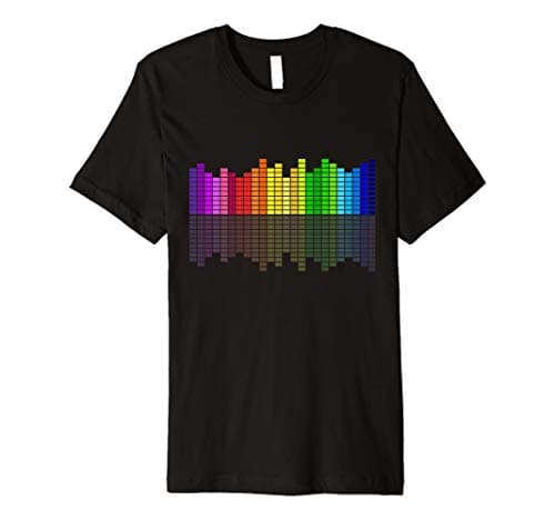 Amazing Multicolor Graphic Equalizer T-Shirt