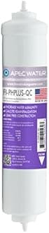 APEC FI-PHPLUS-QC US MADE 10" High Purity pH+ Calcium Carbonate Alkaline Filter with ¼” Quick Connect For Reverse Osmosis Water Filter System (For Standard System, Replacement Filter Only)