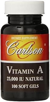 Carlson Labs, Vitamin A, 25,000 IU, 100 Soft Gels