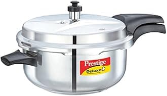 Prestige Deluxe Stainless Steel Deep Pressure Pan 5 liters