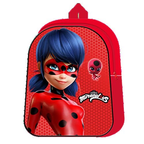 Backpack Miraculous Ladybug Infant school 3D effect 24 x 31 cm adjustable straps