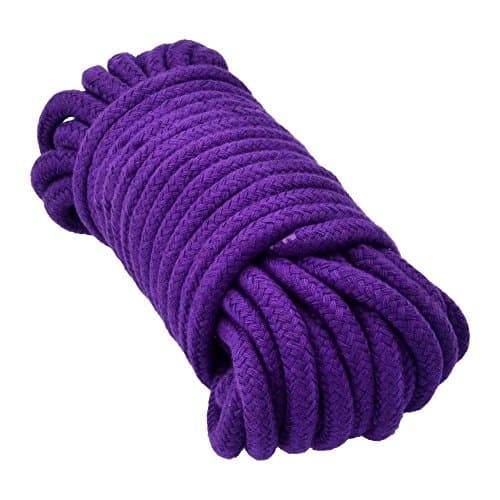Multi Purpose Coloured 32 Feet Rope (Purple)