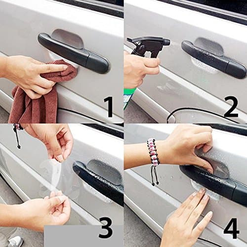 Adhesive Car Door Handle Protector (Pack of 4)