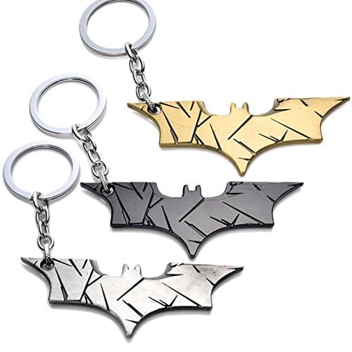 Black Batman Wing Design Keyring