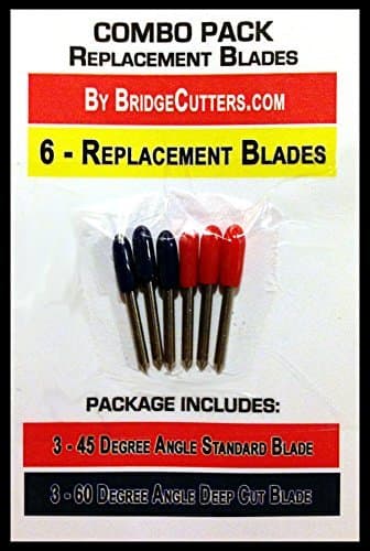 COMBO 45/60 -6 Replacement Blades for Cutting Machines, Bridge, Cricut, Cricut Explore, Roland
