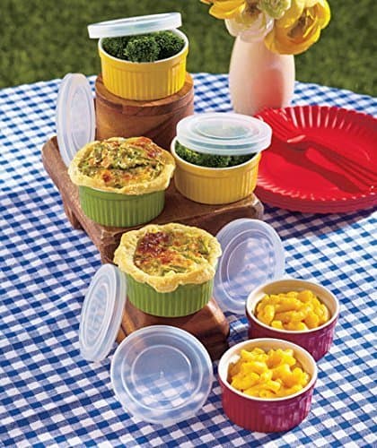 12-Pc. Ramekin Sets (Red, Green, Mustard) by GetSet2Save