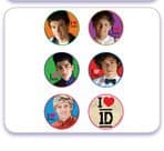 One Direction Edible Cupcake Toppers-12 Count