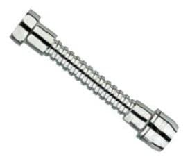 Flexo with Atomizer Flexible Female 22 Brass Chrome Ref: 252