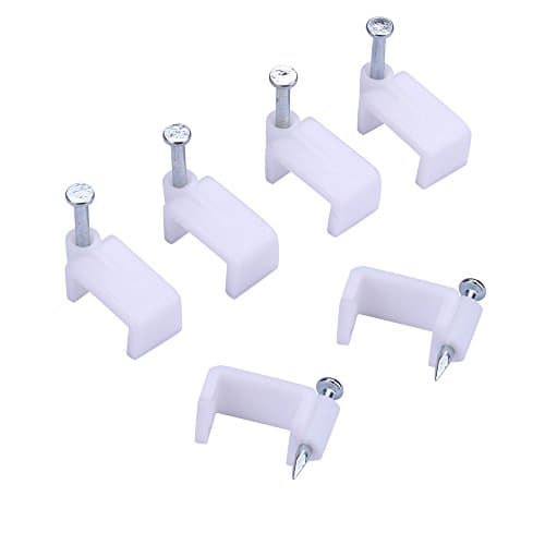 Tingkam 10MM Strip Light Mounting Bracket Fixing Clip-1 Side Fixing Covered Ideal for 10mm Wide Waterproof led Lights(Pack of 100pcs)