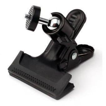IRISFLY Tripod Camera Clip Clamp Flash Reflector Holder Mount for Studio Backdrop
