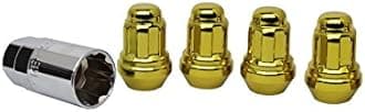 White Knight40400SGDT Gold Wheel Lock, 4 Pack