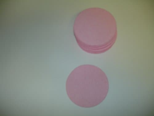 Compressed Sponge - 3" Round - 24 Pack of Blue