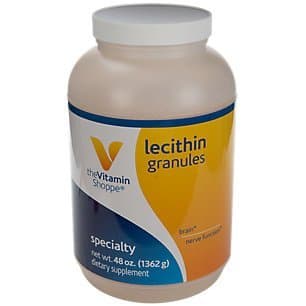 the Vitamin Shoppe Lecithin Granules 48 Container