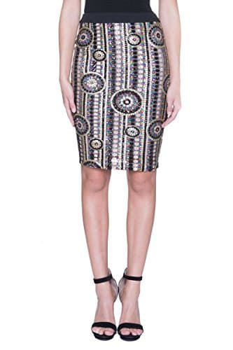 Endless Rose, Kaniska Sequin Skirt, Black Multi (Small)