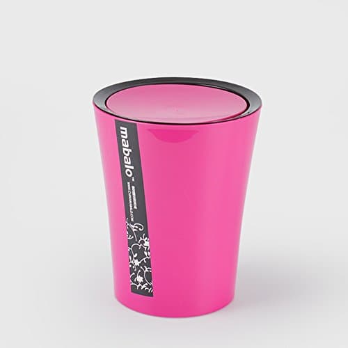 mini plastic trash/Creative desktop in the Office paper basket/household sanitary bucket without cover the living room-I