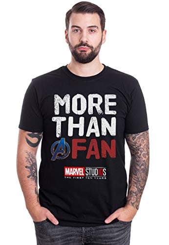 More Than A Fan Avengers End Game Marvel Studios Black T-Shirt
