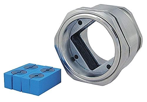 Roxtec Gland 4-Hole Polyamide Cable Gland, Dia. Range: 0.13" to 0.65" - RG M63/4