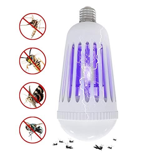 Bug Zapper Light Bulbs, Mosquito Killer Lamp, UV LED Electronic Insect Killer & Fly Trap for Indoor and Outdoor