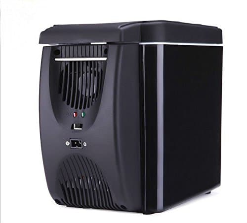 MobileFDL 6L Portable Car Mini Cool box Refrigerator Fridge Cooler and Warmer 12 V Connection For Camping / Outdoor / Travel
