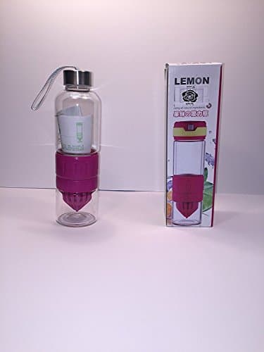 Lemon Cup Juicer Water Bottle (Pink)
