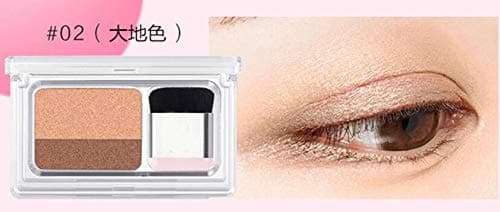 Shimmer Eyeshadow Makeup Waterproof Powder Double-Layer Glitter Eye Shadow 2