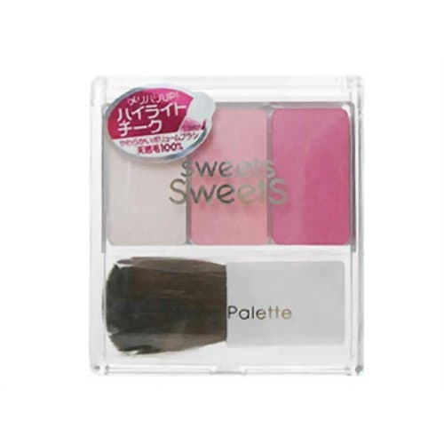 Sweets Sweets Canmake Cezanne Mixing Palette Blush Highlight Made in Japan (MP3)