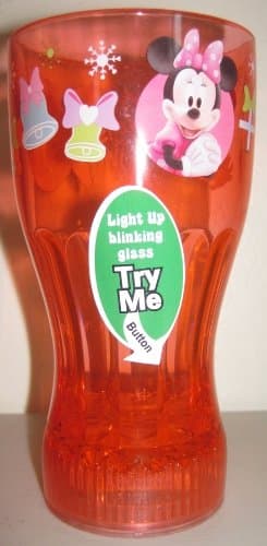 Minnie Mouse Christmas Light Up Blinking Cup