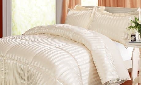 Kathy Ireland Home Essentials 3 Piece Reversible Down Alternative Comforter, King, Bone by Kathy Ireland Home