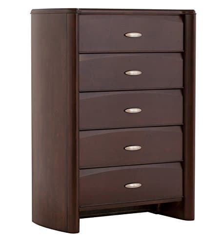 Ragazzi Eclipse Premium 5 Drawer Dresser, Espresso