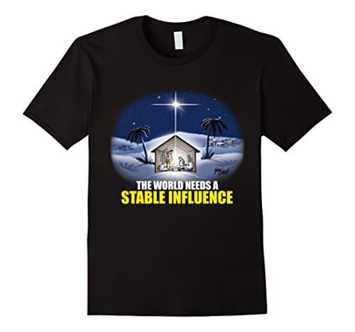 Mens The World Needs a Stable Influence Large Black