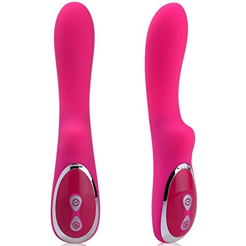 LILER(TM) 10-Frequency Vibrating High-end ABS Magnetic Suction Charge AV Massager Vibrator for Female Masturbation (rosy)