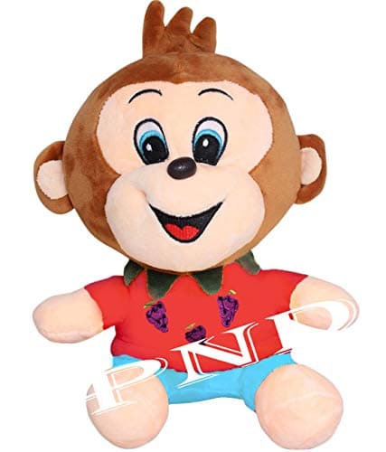 PND Super Soft Stuffed Monkey Plush Toy Adorable Stuffed Monkey Toy for Kids-25 cm