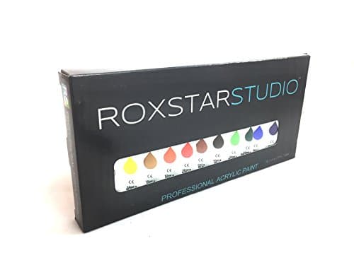 ROXSTAR STUDIO Acrylic Paint Set -12 Paints