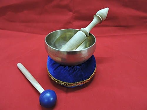 4 inch dia D Note Sacral Chakra 334 gm 577 Hz Tibetan Singing Bowl