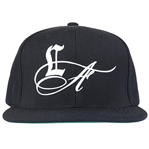 Black Scale LA Men's Snapback Hat in Black. Adjustable.