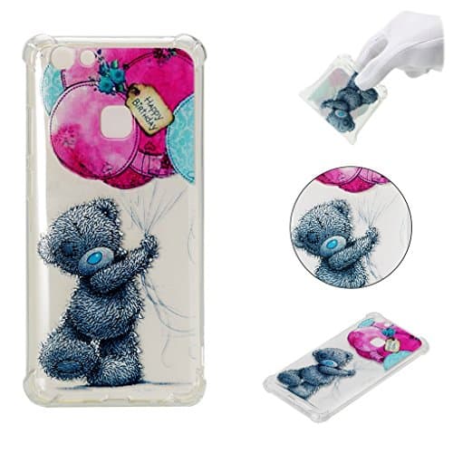 VIVO V7 Plus Case, LYO [Gray Bear] Slim Thin Rubber Shock-Absorption Bumper Case Flexible Soft Silicone Gel TPU Protective Anti-Scratch Back Cover for VIVO V7 Plus/VIVO Y79 5.99 Inch