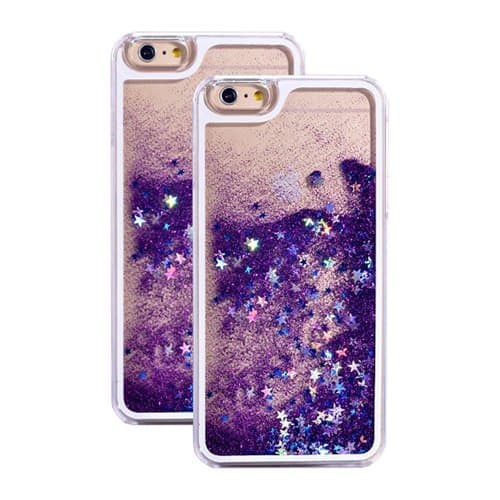 Apple iPhone 7 Plus Luxery Sparkling Glitter Motion Case Purple