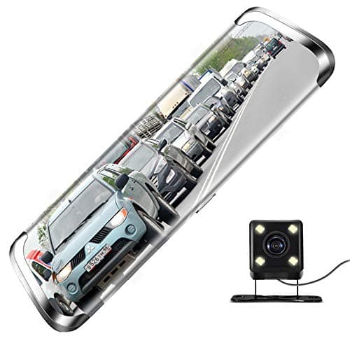 Dash Cam Rearview Mirror, 4G Streaming 10" Touch Screen Full HD Rearview Mirror, 170° Wide Angle ADAS, Sensor, Bluetooth Handsfree, WiFi Hotspot