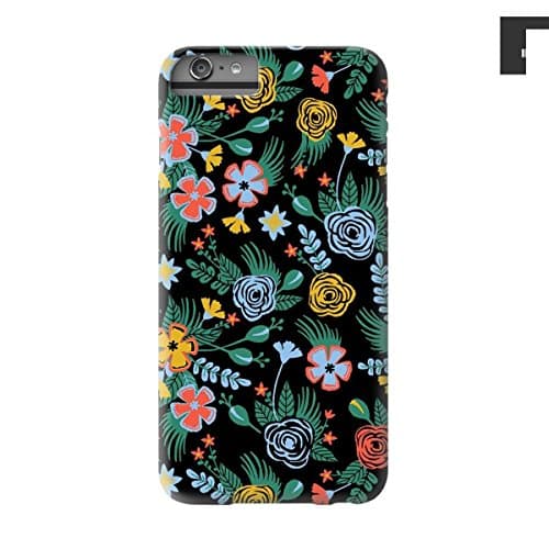 DEYING Phone Case Flower Bucket Art Pattern Protector Cover for iPhone 6/6S Plus
