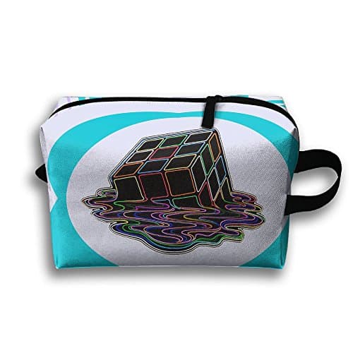 Melting Rubik's Cube Universal Big Space Makeup Bag