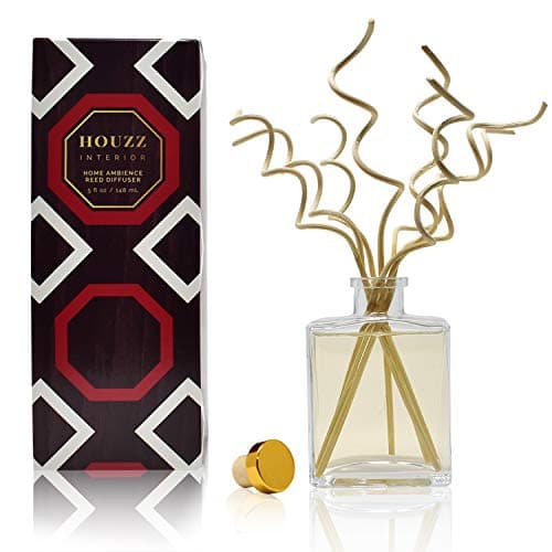 HOUZZ Interior Grapefruit and Orange Blossom Reed Diffuser Sticks Room Fragrance β Orange Flower, Grapefruit & Vanilla β Made with Natural Essential Oils β No Sulfates or Parabens β Made in The USA