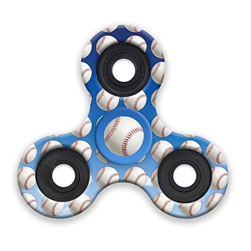 Tri Spinner Hand Toy for Fidget (Baseball)