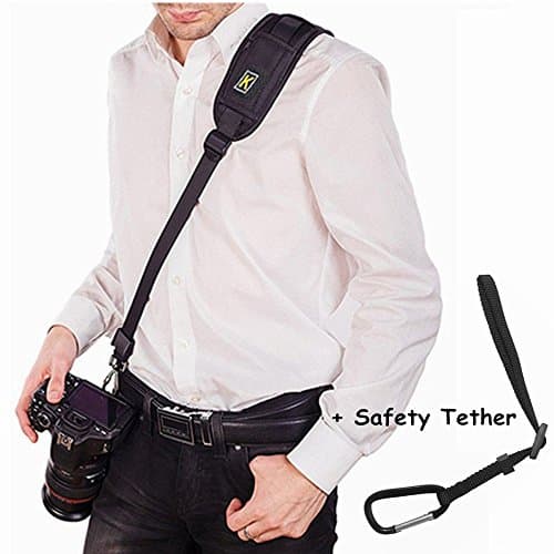 Camera Strap, Wristel Cross-body Rapid Action Quick Release Neck Shoulder Strap for Canon Nikon Sony Cameras