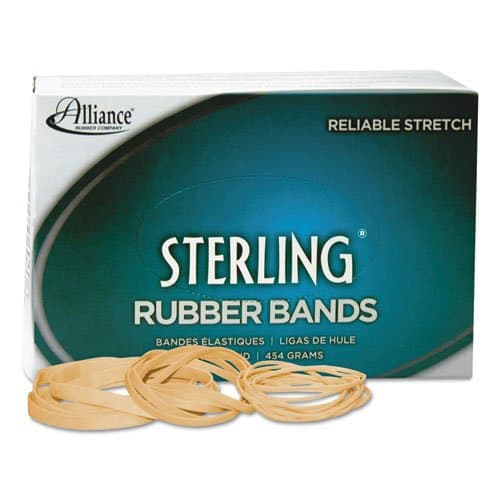 Sterling Ergonomically Correct Rubber Bands, #105, 5 x 5/8, 70 Bands/1lb Box, Sold as 1 Pound by Alliance