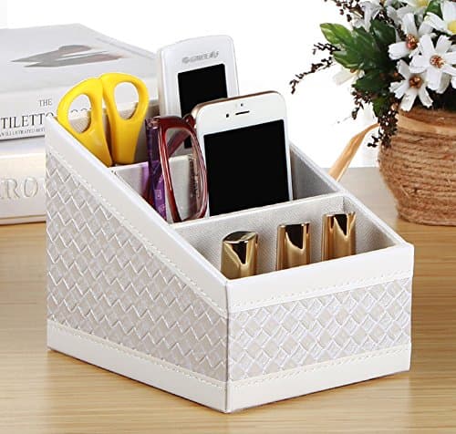 Makeup organizers Table tv remote control storage box Cosmetic storage box-L