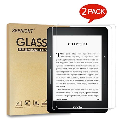 [2-Pack] Tempered Glass Screen Protector for Amazon Kindle Voyage E-Reader 6'' 2014 Release,SEENIGHT 9 Hardness,HD Anti-Scratch,Ultra Clear