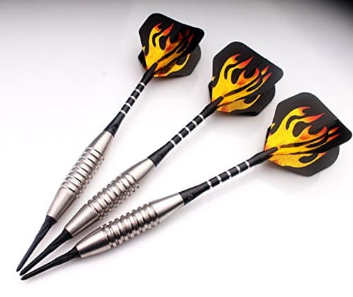 3 X Soft Tip Darts Stainless Barrel 19g for Electronic Dartboard 36 Extra Tips
