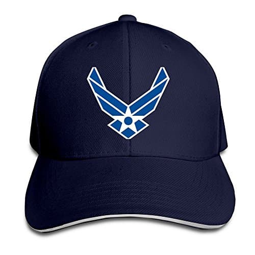 USA Air Force Adjustable Sandwish Mesh Hat Navy