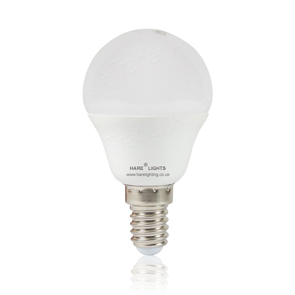 1 x LED Golf Ball Light Bulbs 4w=25w Replacement For Halogen E14 25w Round Bulbs Small Screw [Energy Class A+]