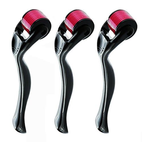 New Collagen Stimulating Derma Roller Kit 3-Pack (0.25mm/0.5mm/1mm) | Vacuum sealed | Stainless Steel Alloy